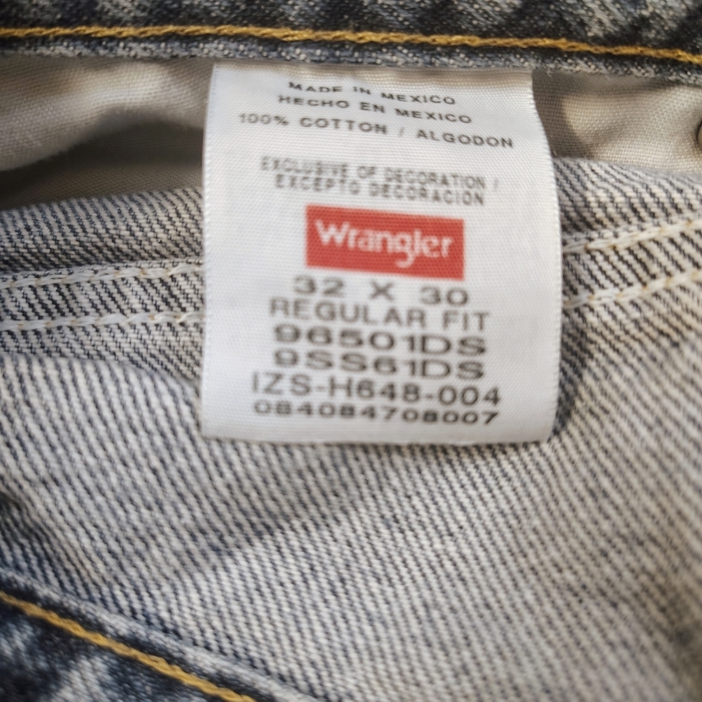 Wrangler Blue Denim Jeans Men 32x30